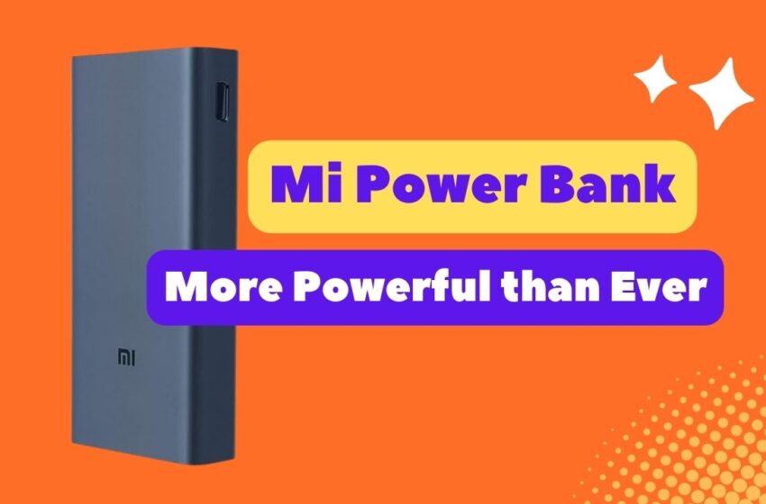  Mi Power Bank: The 20,000mAh Marvel for Heavy-duty Charging